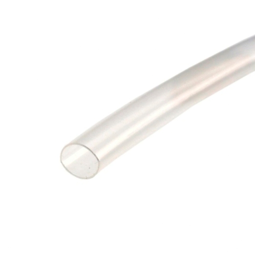 Tubo termorretractil 6.4mm transparente 1.0mt