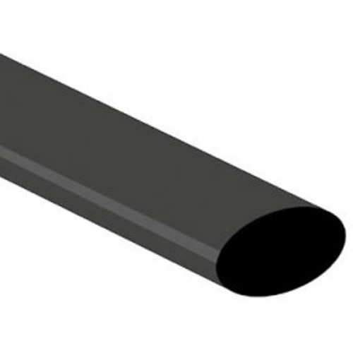 Tubo termorretractil 19.1mm negro 1 metro