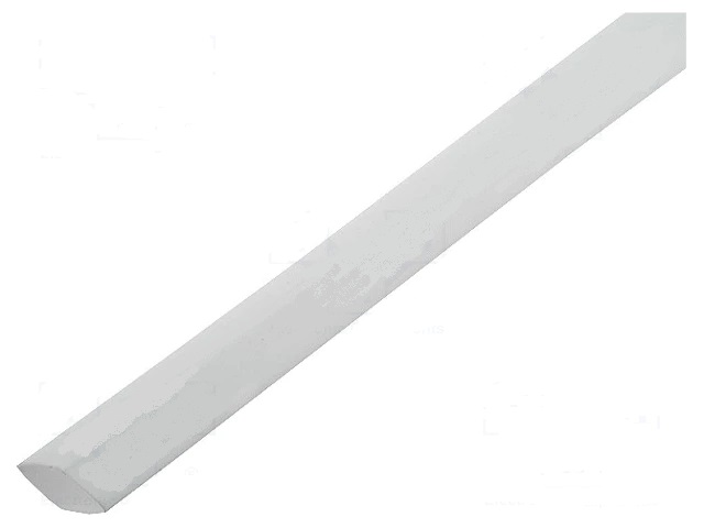 Tubo termorretractil 2.4mm blanco 1.0metro