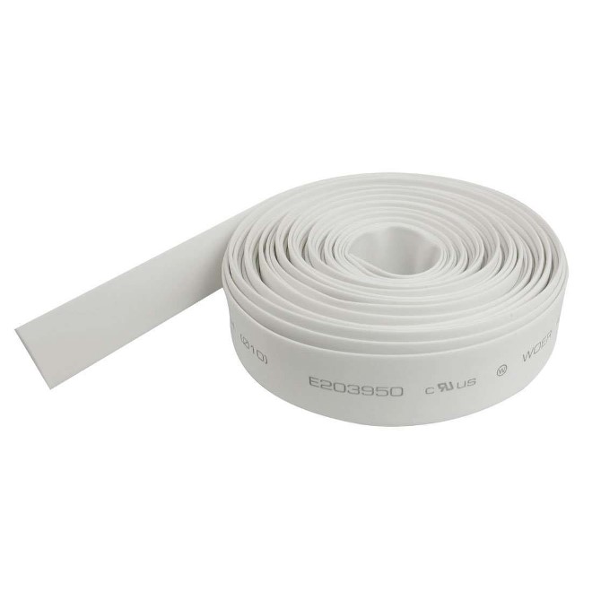 Tubo termorretractil 9.5mm blanco 1.0metro