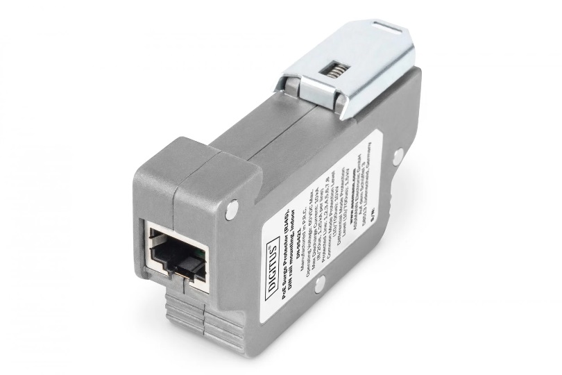 Dn-95421 protector de sobretensión poe (rj45) 10kv, carril din, interior