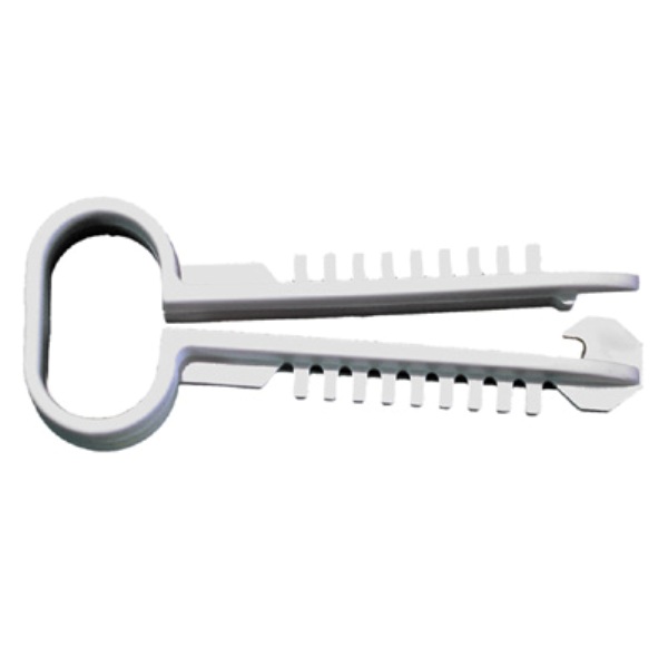 Gt130 grapa blanca taco 7mm doble/siames 