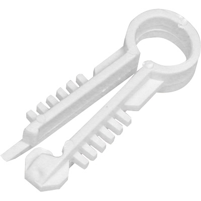 Gt66 grapa blanca para cable coaxial taco 7mm 