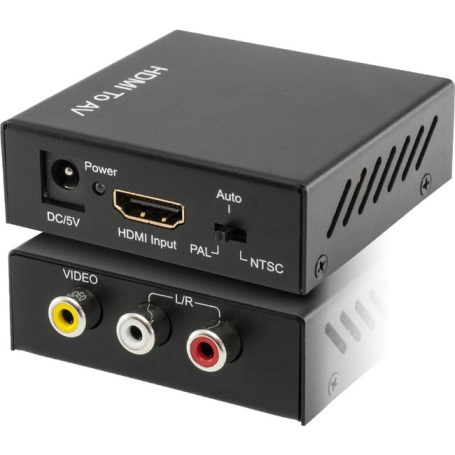 Conversor de hdmi a av (audio + video compuesto)