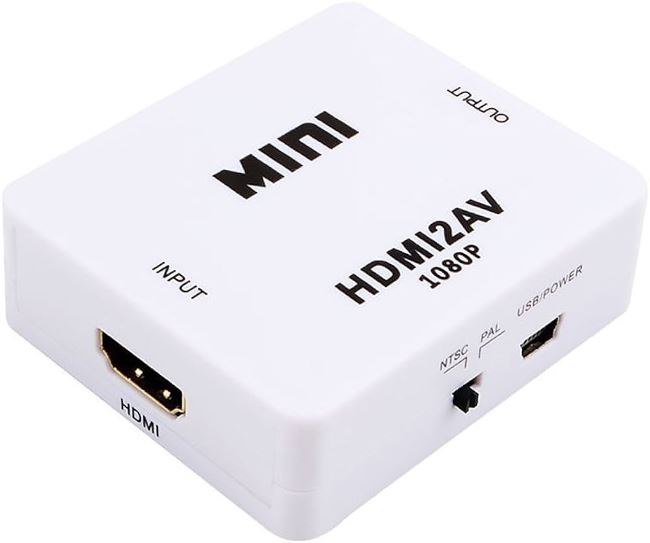 Conversor/adaptador (hd-av)  hdmi a audio/video (av) 