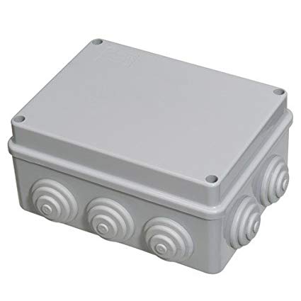 Caja estanca  superficie 150x110x70mm, ip65, gris tapa de tornillos