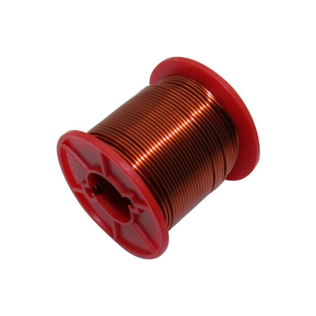 Alambre cobre puro para bobinado, doble capa esmalte ø:1.18mm carrete 0.5kg