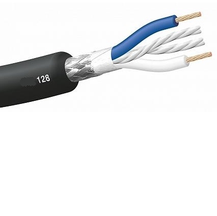 2x0.35mm manguera cable audio microfono d:6mm awg22 r:65ohm/km (uso intenso)
