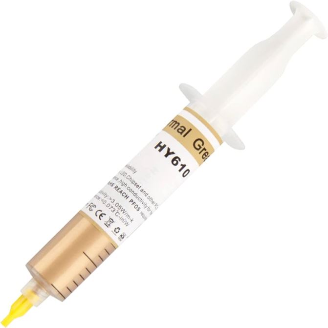 Hy610 crema disipadora oro en jeringuilla (20gr) >3.05w/m-k 