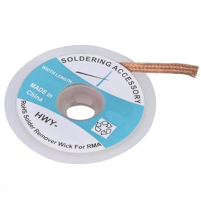 Malla para desoldar  1.5mmx1.5mt 