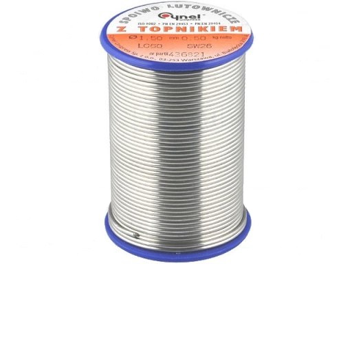 Hilo de estaño resina 60/40 2.5% flux 1.5mm/500gr