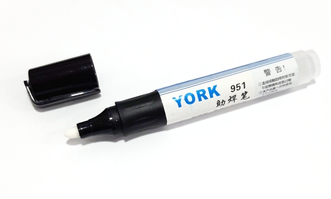 Rotulador flux pen york/kester 951 no clean 10ml