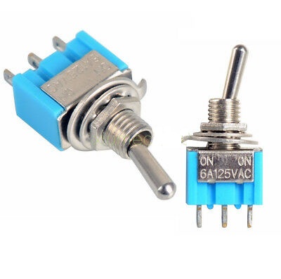 Spdt/mts-102 on-on inerruptor palanca 3 pin miniatura 250vac/3amp. 
