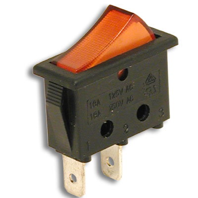 Spst 2p interruptor basculante empotrar on-off  1c/2p 16a-250v sin luz 