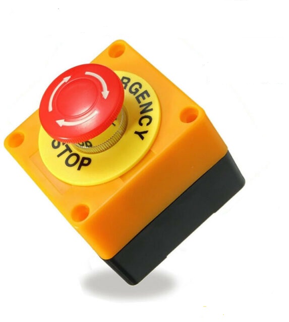 Lay37 interruptor emergencia tipo seta con caja ip67 1no+1nc