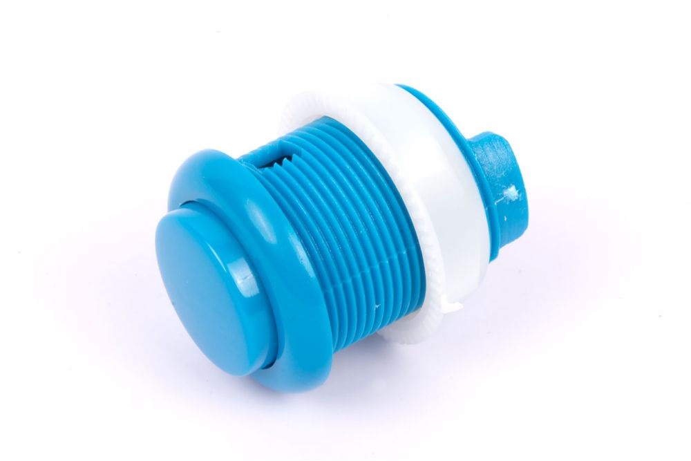 Arcade pulsador azul  33mm  12v/1amp.
