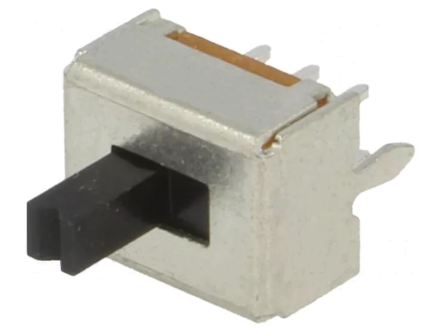 Conmutador deslizante 2x3 dpdt; 0,3a/30vcc; on-on