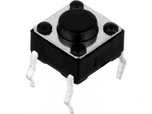 (l:4.30mm) pulsador tacto 6x6mm 4 patillas