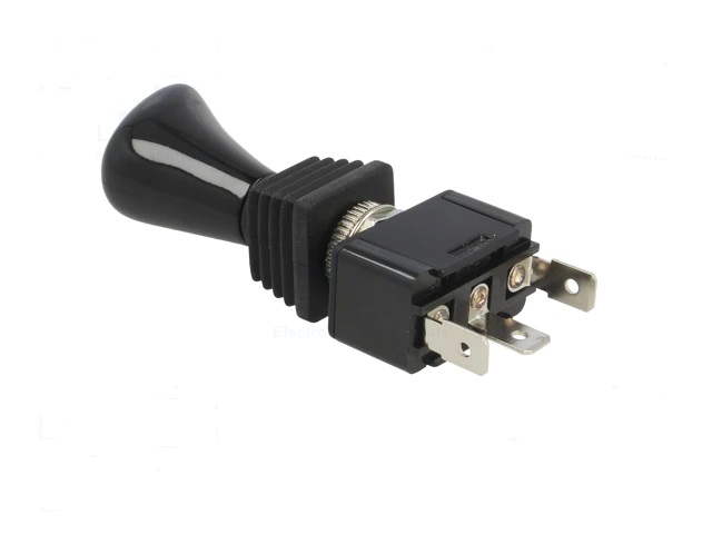 Interruptor 3 pos. on-off-on  tipo joystick 250v/6a