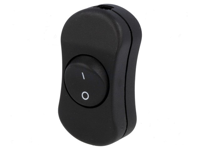 Interruptor aereo de paso 3amp. negro