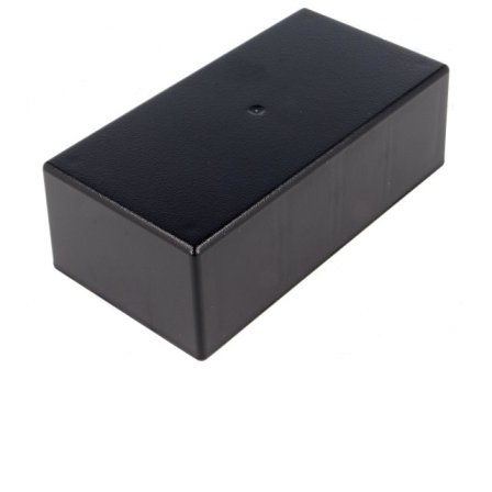 Caja experimental negra 68x130x44mm abs