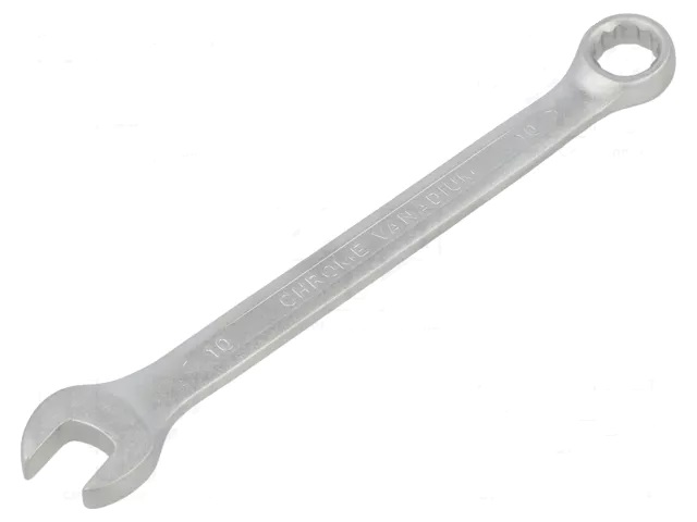 Llave fija plana/estriada, nº10, largo: 140mm