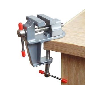 Mini mordaza de mesa de aluminio