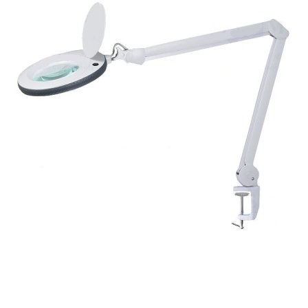 Lupa de mesa de aumento 5xdioptrias  con luz 22w