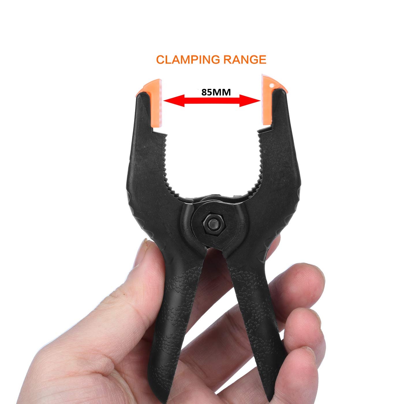 Pinza de resorte resistente de nailon en forma de a de 85mm 