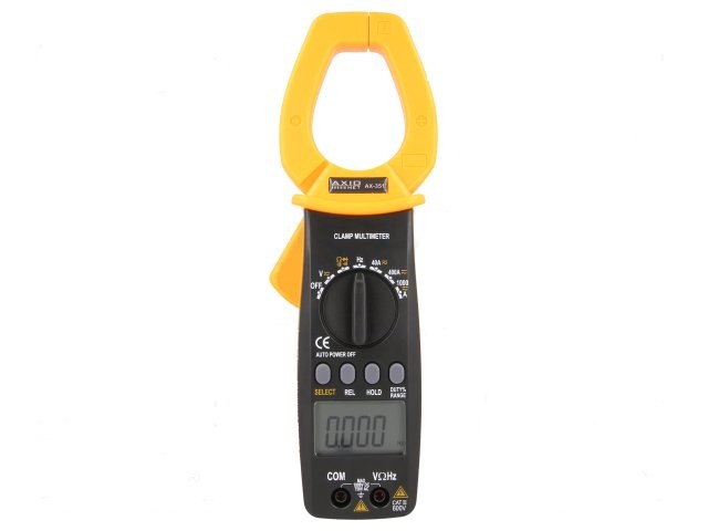 Ax-351 pinza amperimetrica, lcd 3,5 dígitos (3999), cat iii, axiomet