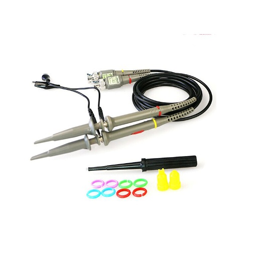 Kit 2 x sondas osciloscopio 100mhz x1x10 cable: 1.2mt