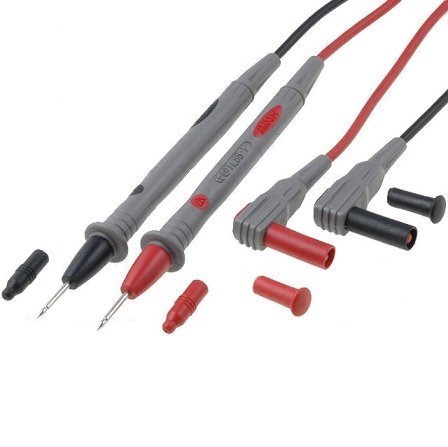 Puntas para polimetro pvc 1.2mt 10amp.