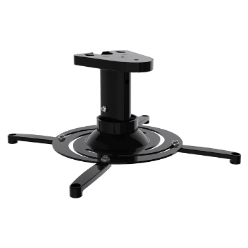 Soporte de proyector univ. aluminio 10kg 14cm 360º 