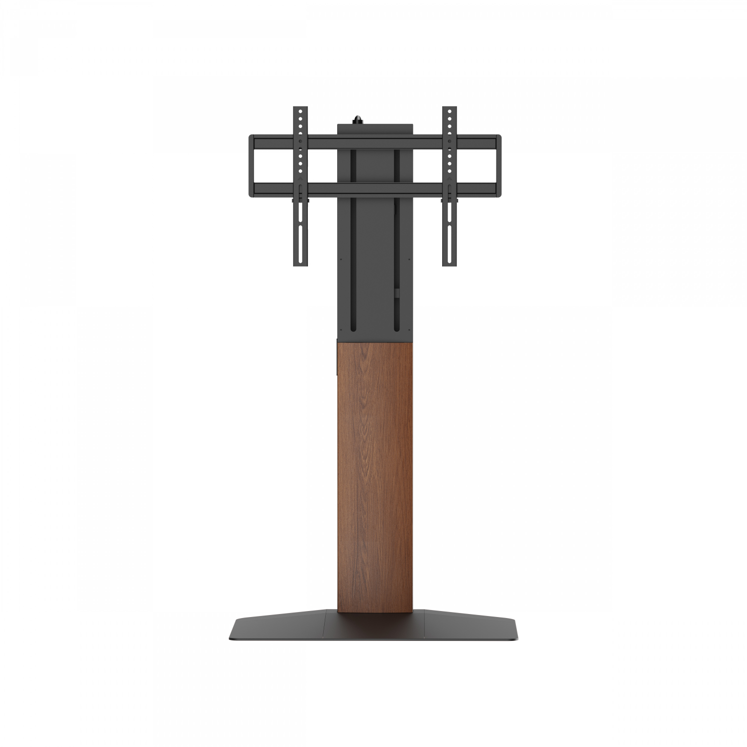 Peana acero de suelo chapada madera 55"~89" subida hidraulica 