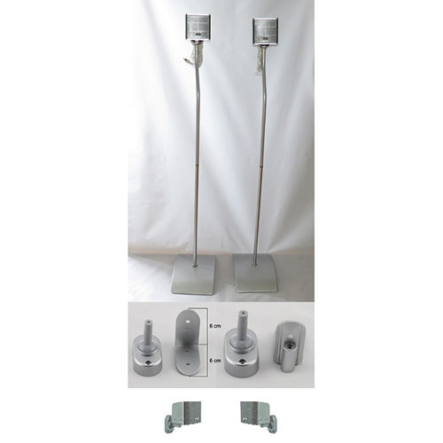 St97 kit 2 soportes para mini altavoces para suelo o pared