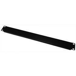 Panel ciego 19" 1u negro
