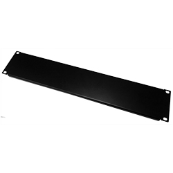 Panel ciego 19" 2u negro