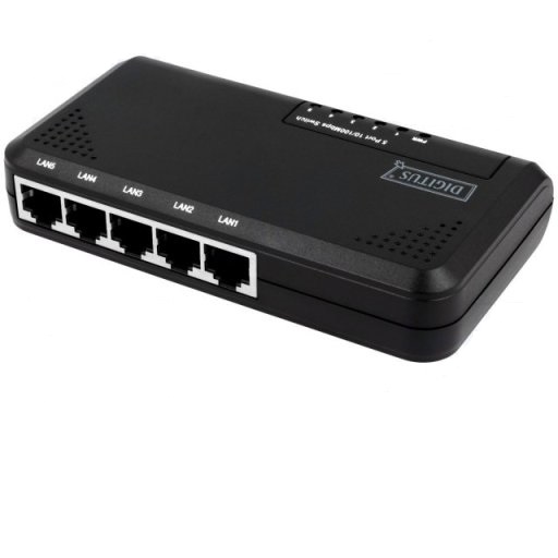 Switch fast ethernet 5 puertos 100mbit
