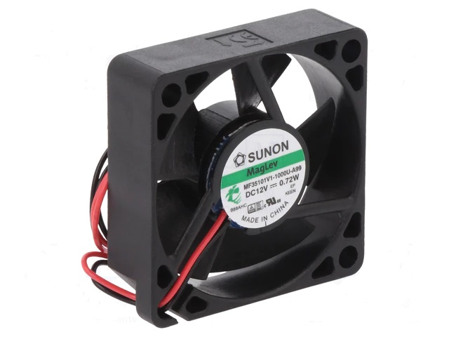 35x35x10mm dc12v ventilador vapo (sunon)
