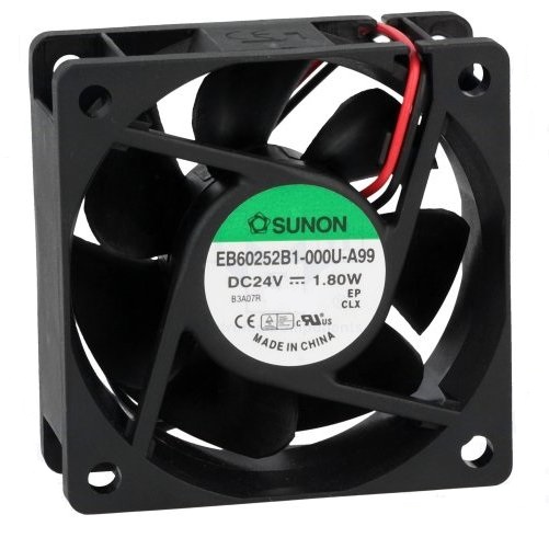 60x60x25mm dc24v ventilador cc 39.9m3 34db