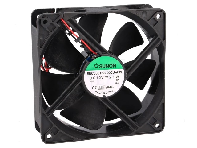 120x120x38mm dc12v ventilador friccion (sunon)