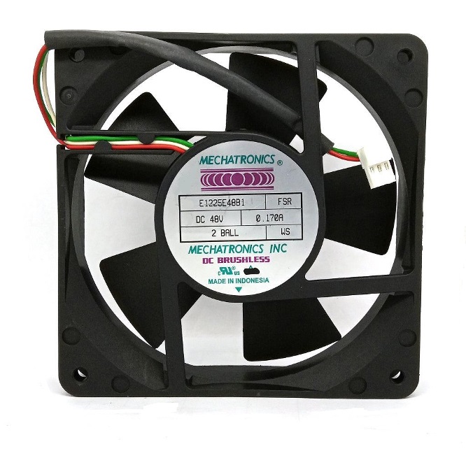 E1225e48b1-fsr-ws ventilador bolas  axial 48 vcc cuadrado - 120x120mm 93.0 ft3/min (2.60m³/min)