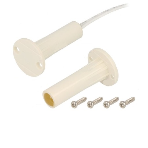 Contacto magnetico plastico empotrar 2 hilos dist. 20mm 19x33mm