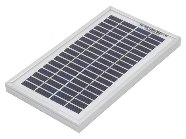 Placa solar fotocelulas silicio policristalino 3w, 18.2v,  251x140x17mm