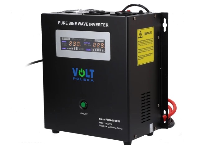 Inversor solar cc/ca 12v>230v 700w onda pura