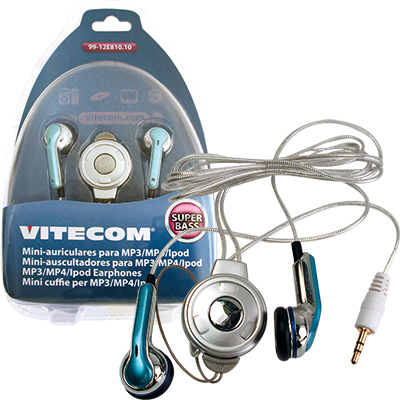 12e810 auriculares estereo alta calidad con cable de silicona y jack 2.5mm 