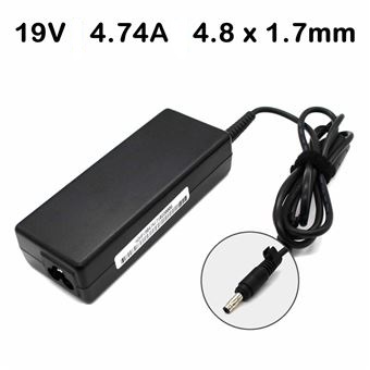 Hp/acer compatible alimentador pc 19v/4,74a/90w c:4,8x1,7mm bullet