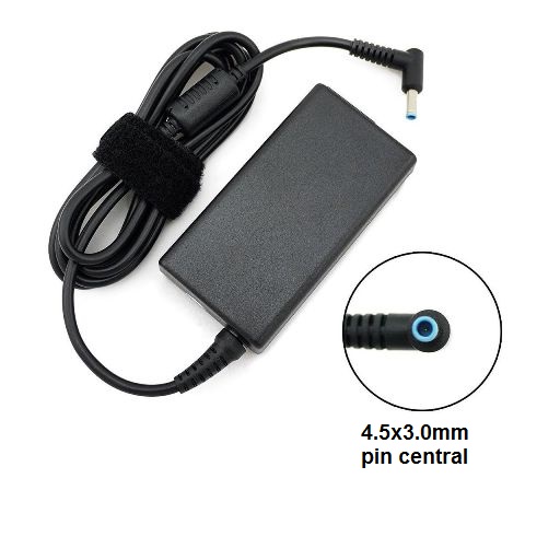Hp/dell compatible  alimentador/cargador pc 19.5v/3.33a/65w c:4.5x3.0mm pin central h6y88aa