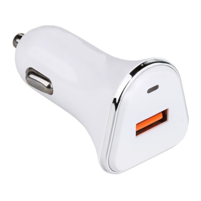 Cargador coche iniversal in:12~24vdc, 3.0amp./15w/ out: 5~12vdc 1xusb-a qc3.0 