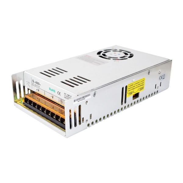 S400-12v, 400w, 33a      alimentador industrial 215x115x50mm
